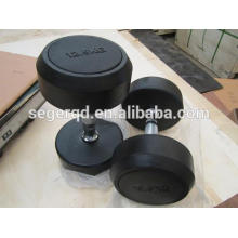 fixed rubber dumbbells 12.5kgs